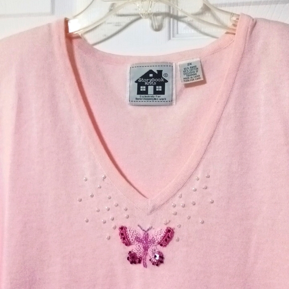 Storybook Knits 3 Piece Pink Skirt Set. - Picture 10 of 13